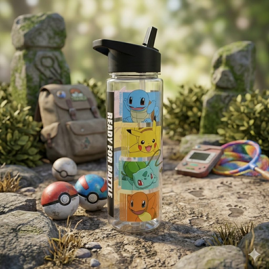 Pokémon - Gourde à bouchon à clapet (750 ml)