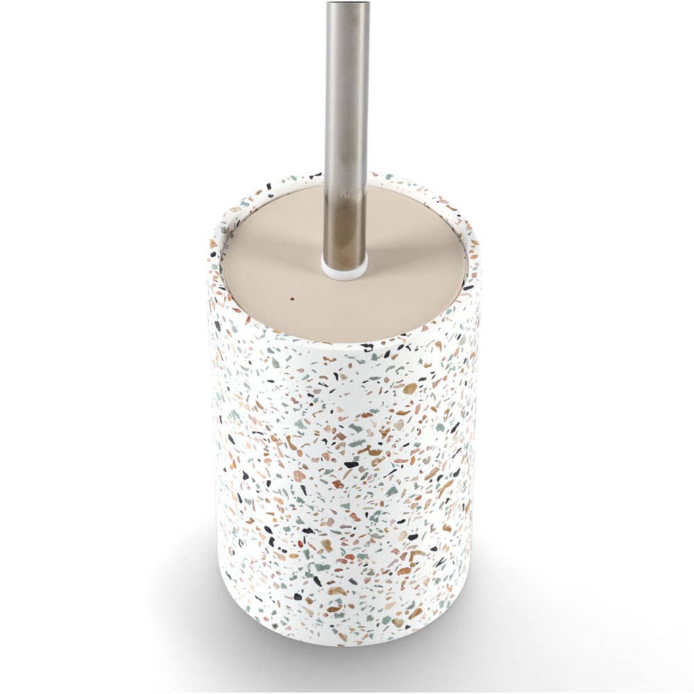 Brosse de toilette "Terrazzo", ciment