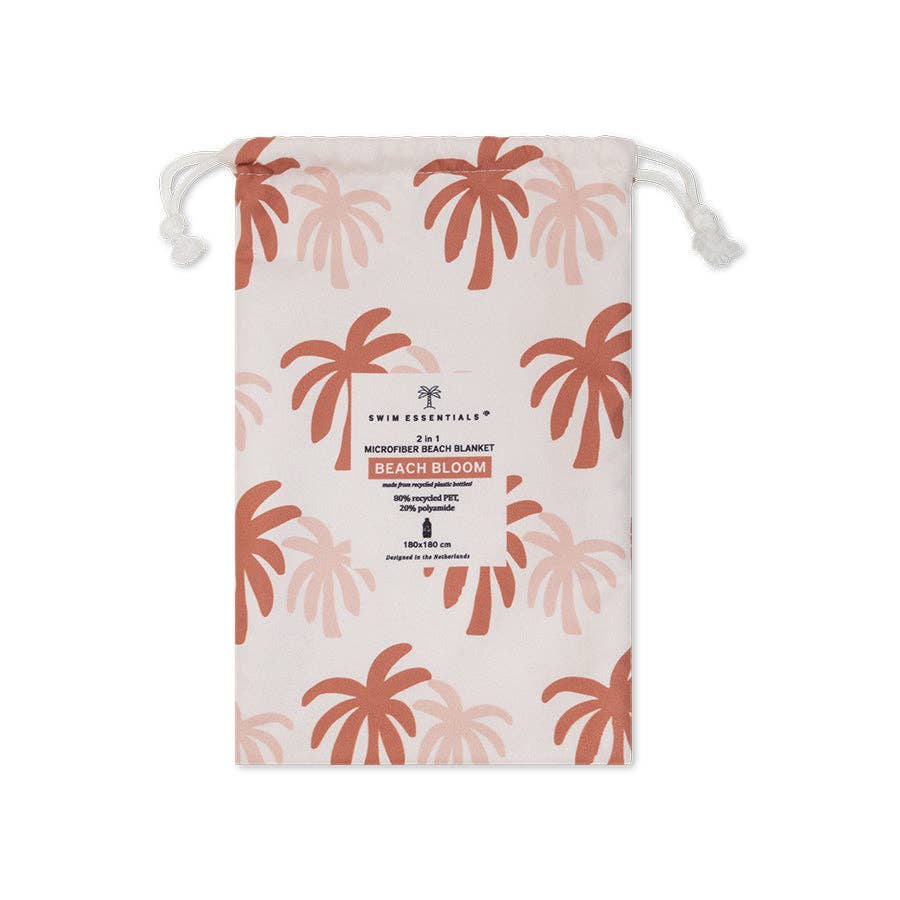 Serviette en microfibre - Multicolore - Palmier - 180 x 180 cm