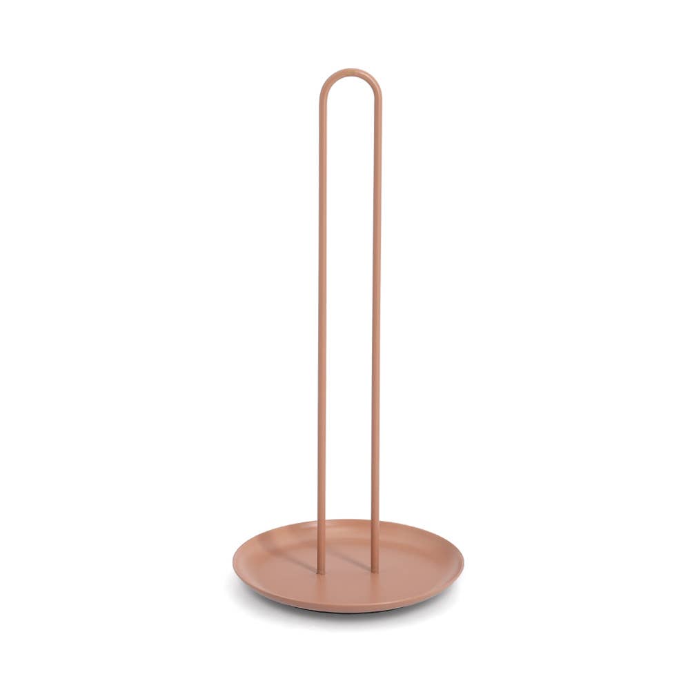 Porte-rouleau de cuisine, métal, moka: Moka / Env. Ø 14,5 x 32 cm