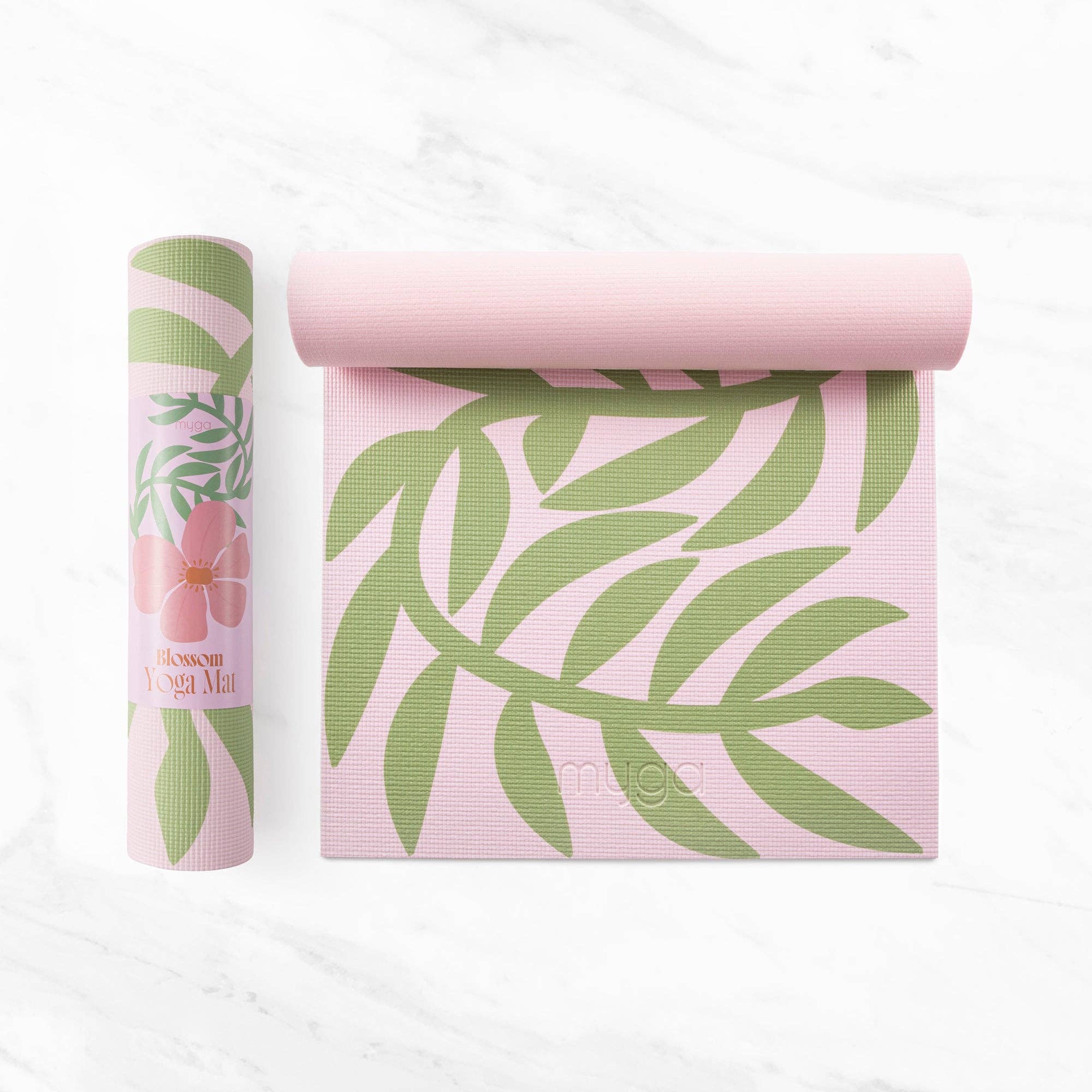 Tapis de yoga imprimés – disponibles en 8 designs magnifiques: Fleur