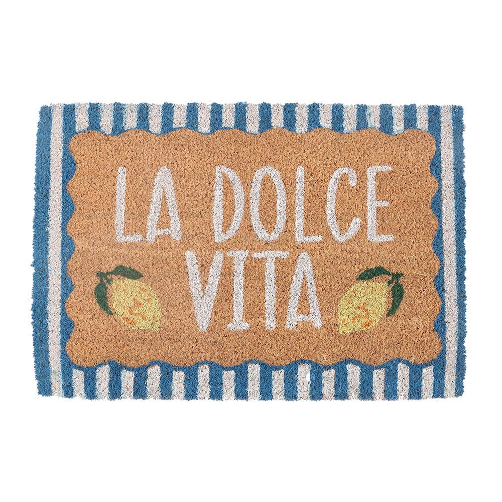 Paillasson bleu « La Dolce Vita »
