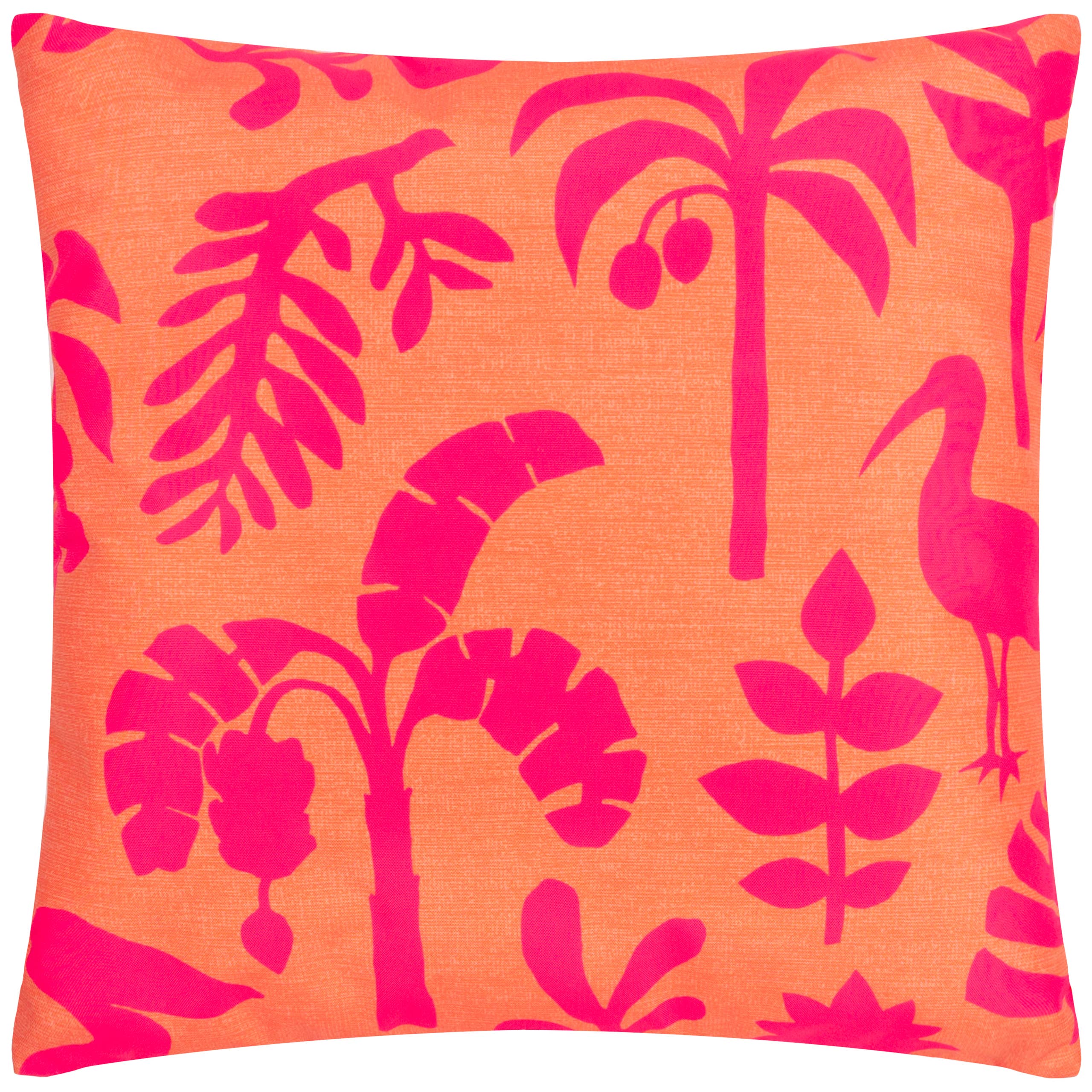 Coussin d'extérieur Marula Corail/Rose: Coral/Rose / Polyester / 43 x 43 cm