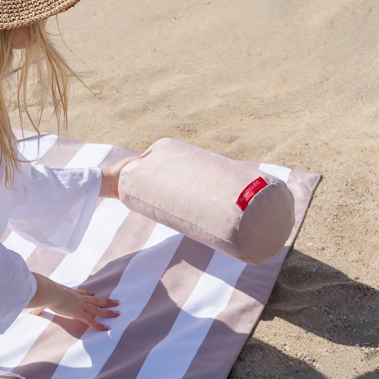 Coussin de plage en microfibre
