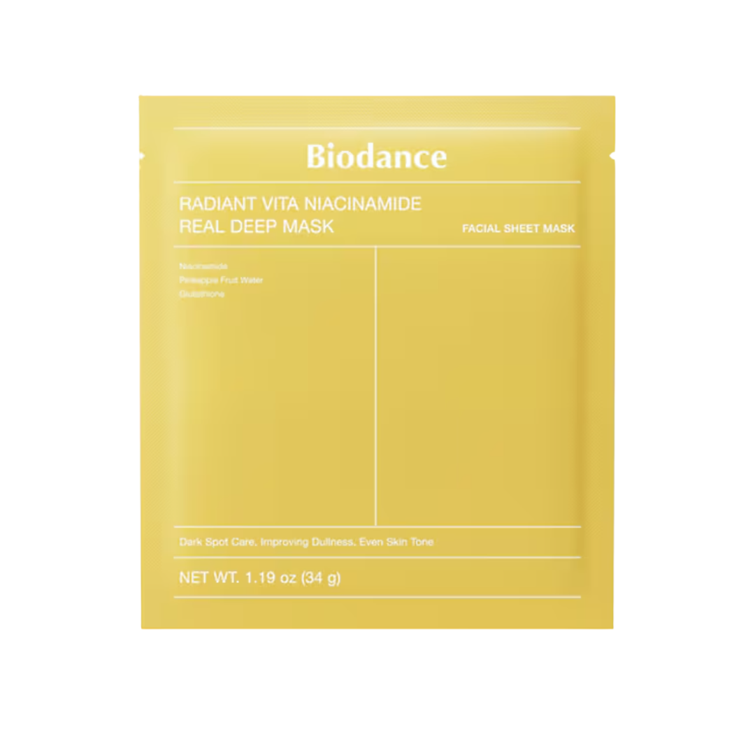 Biodance – Masque Profond Réel Radiant Vita au niacinamide