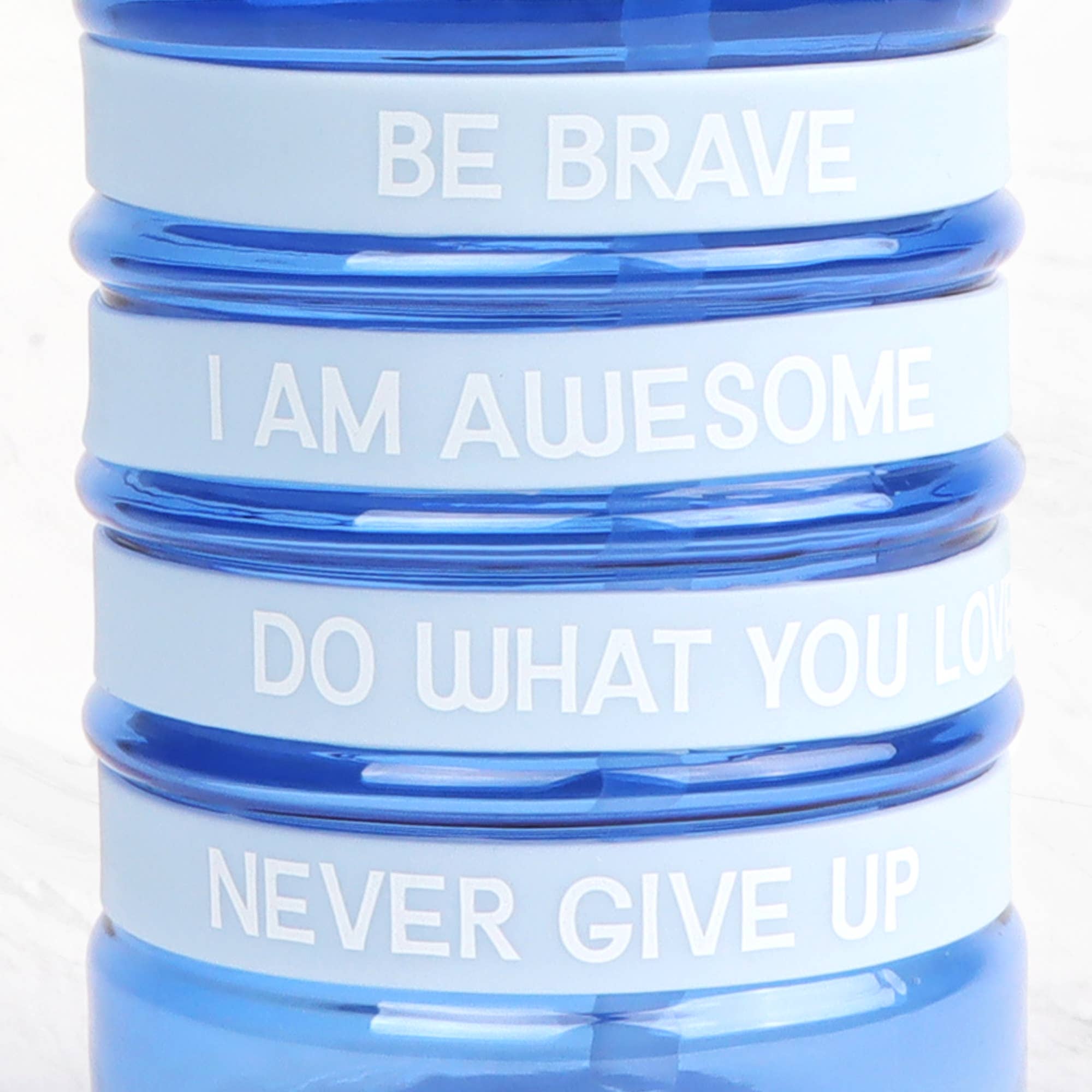 Bouteille d'eau Lion pour enfants avec bracelets positifs
