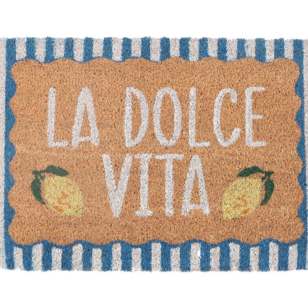 Paillasson bleu « La Dolce Vita »