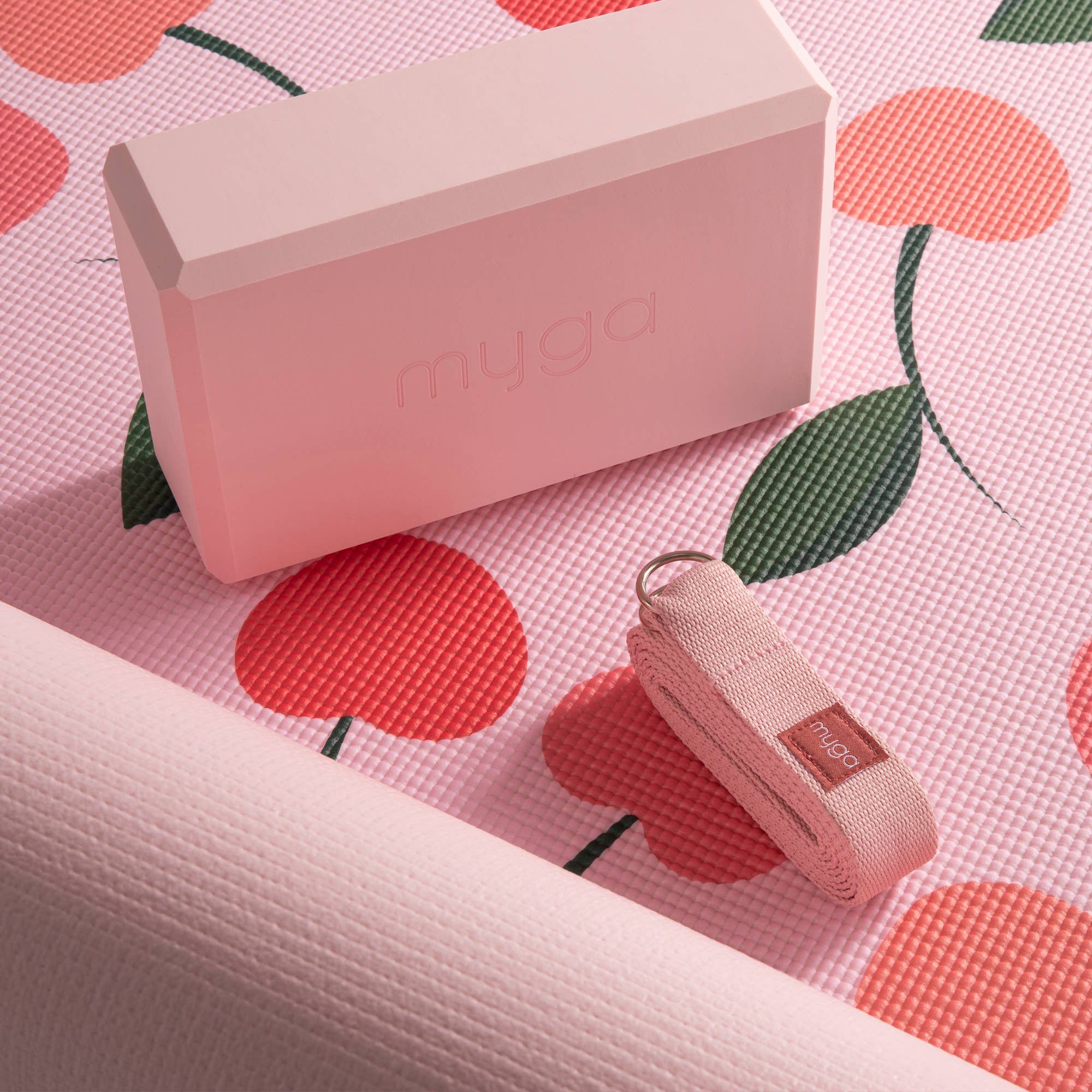 Kits de yoga imprimés pour débutants: Cerise