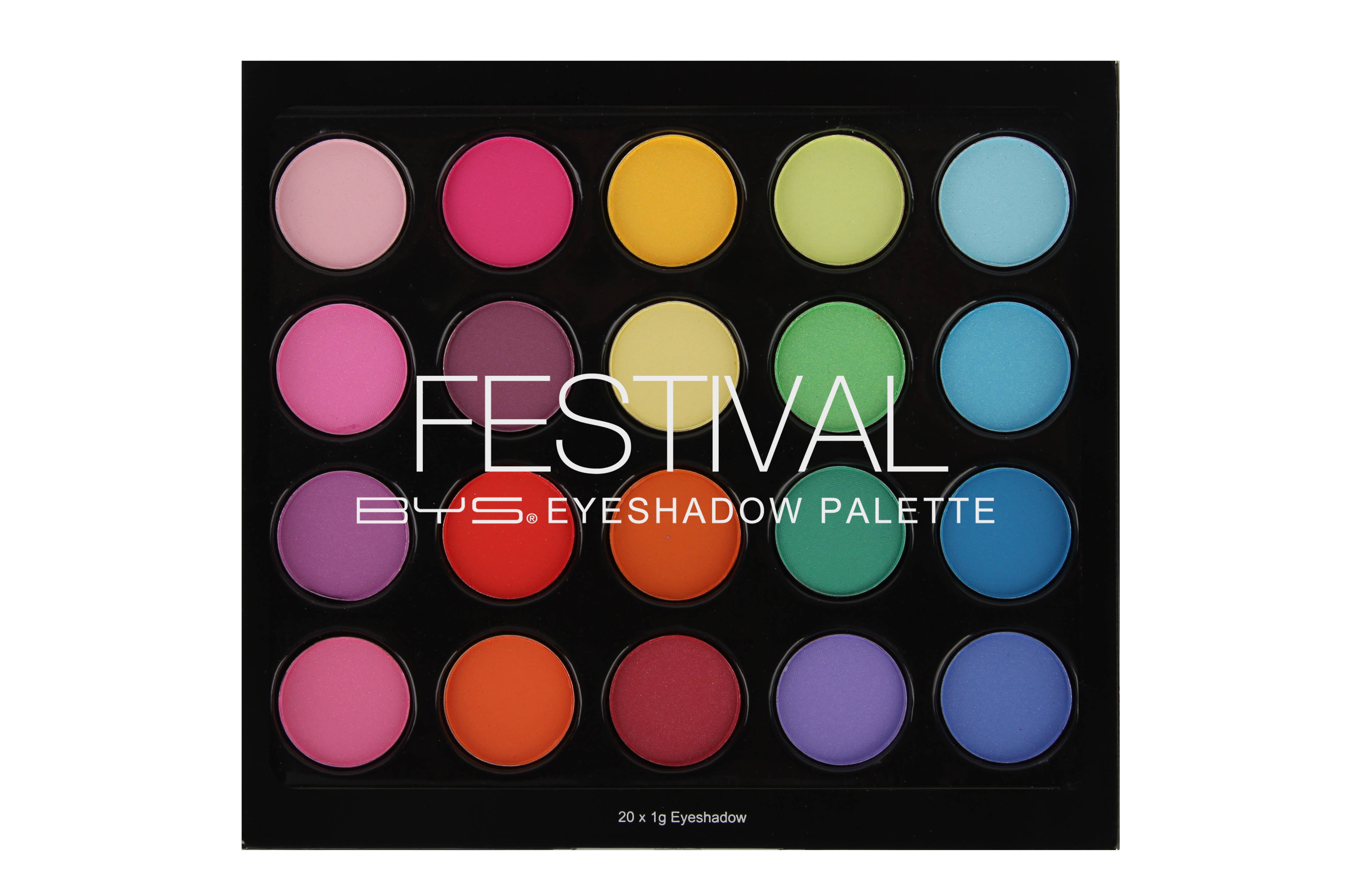 Palette de fards à paupières BYS FESTIVAL
