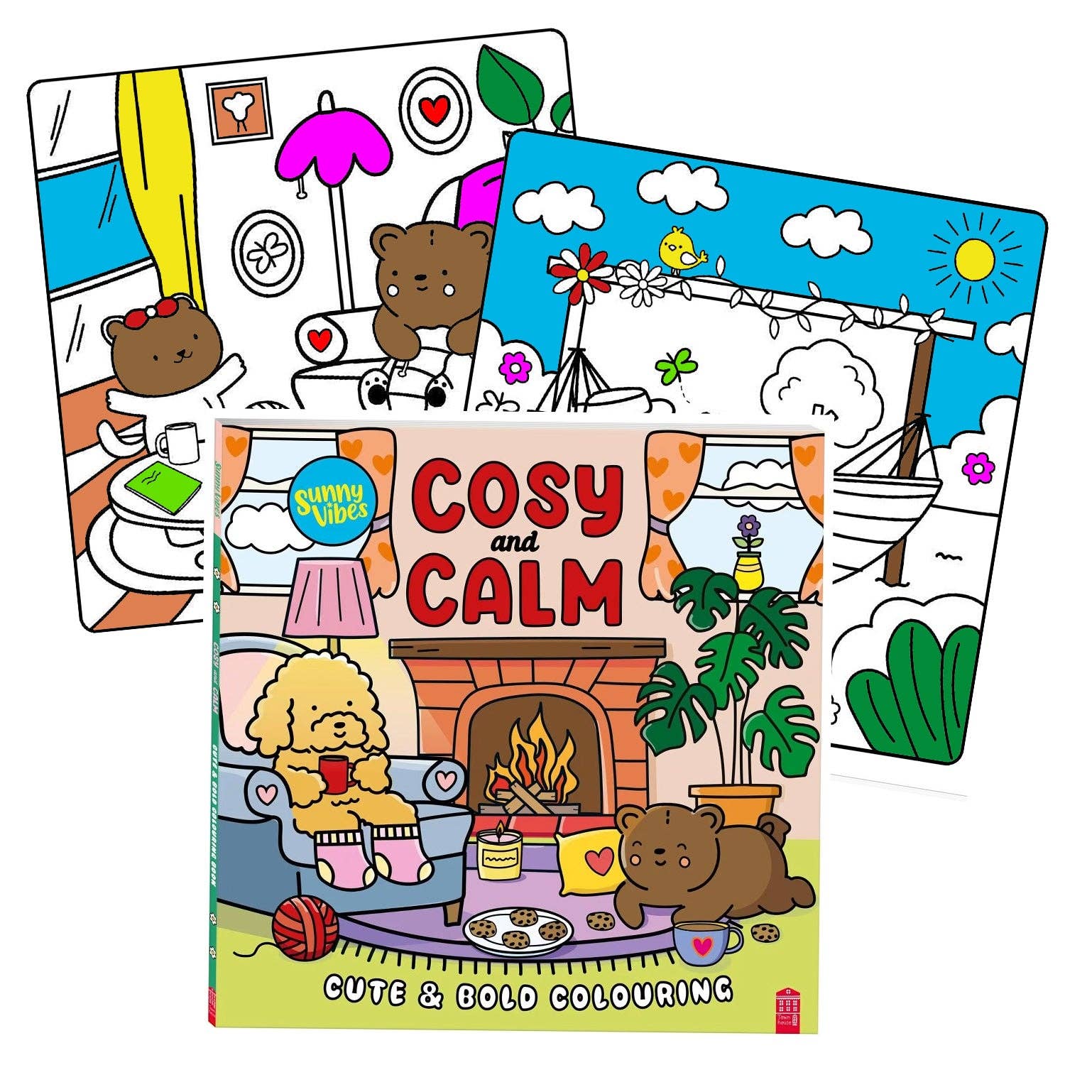Série de coloriage Ambiances ensoleillées: Confortable et Calme