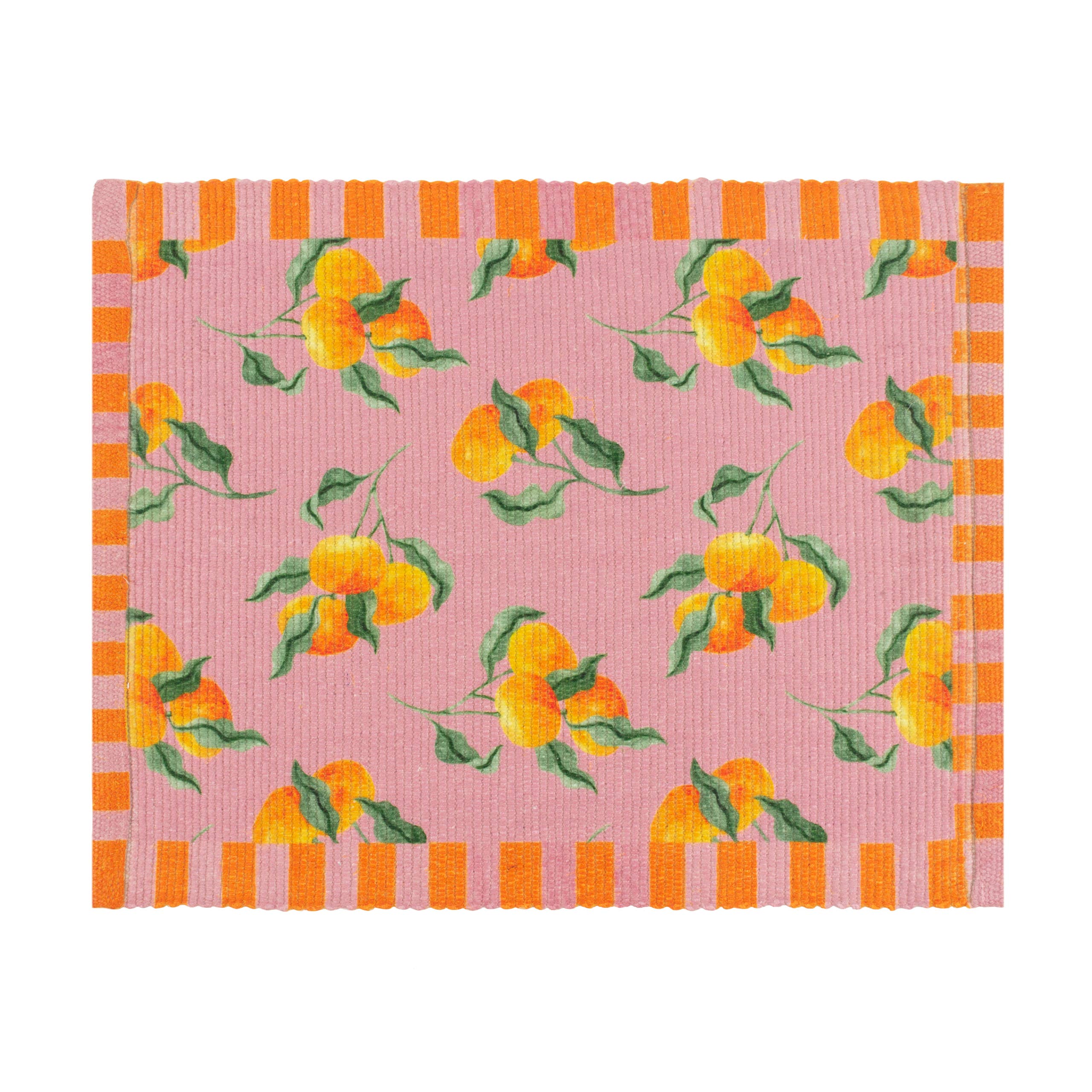 Set de 4 sets de table oranges pour intérieur/extérieur rose: Rose / 46 x 36 cm