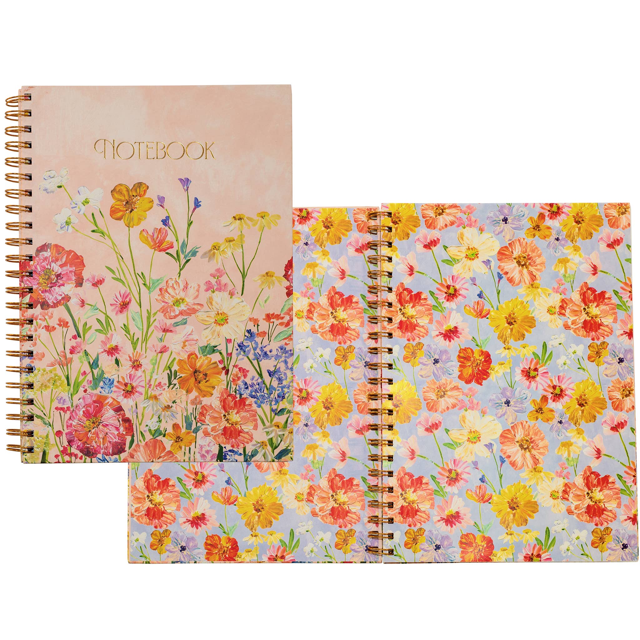 Cahier A4 à spirale safran