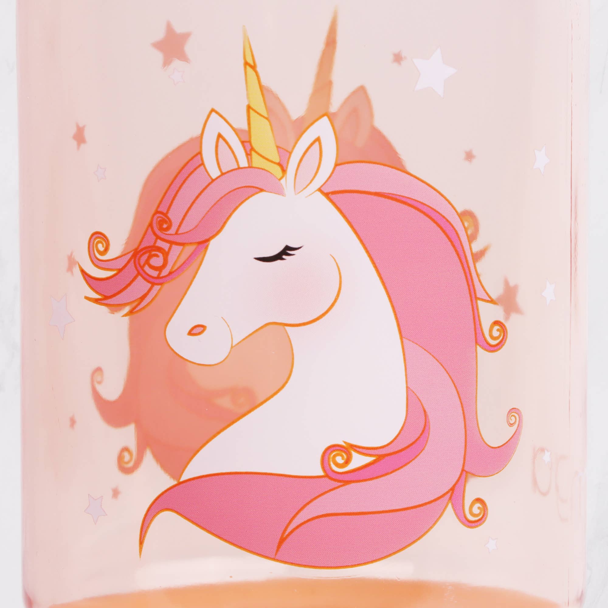 Bouteilles d'eau pour enfants avec licorne et bracelets de positivité