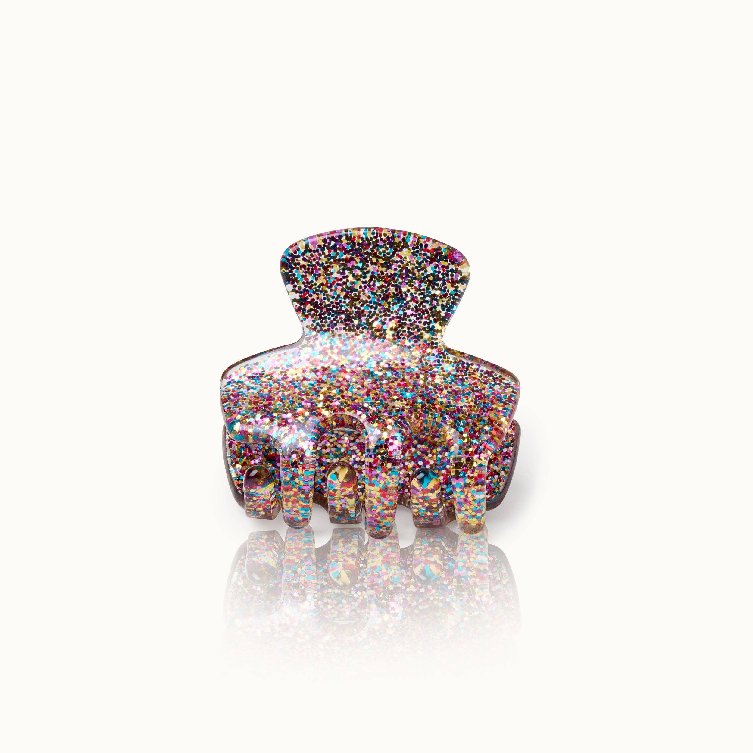Petite pince à cheveux paillettes confettis