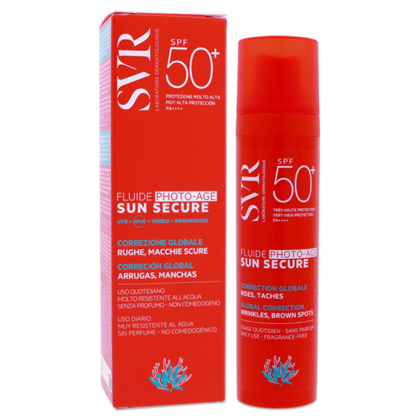 Sun Secure Fluide Photo-Age Solaire Correction SPF50+, 40 ml
