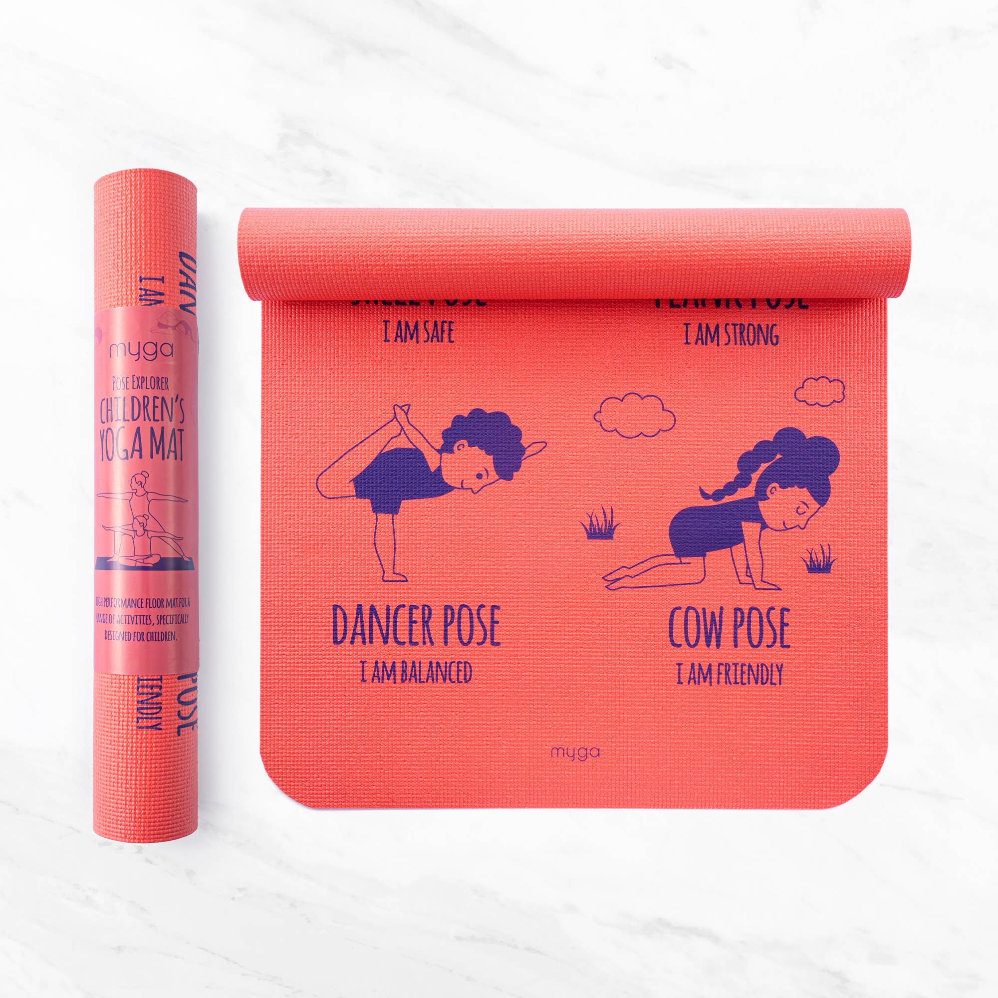 Tapis de yoga Pose Explorer pour enfants