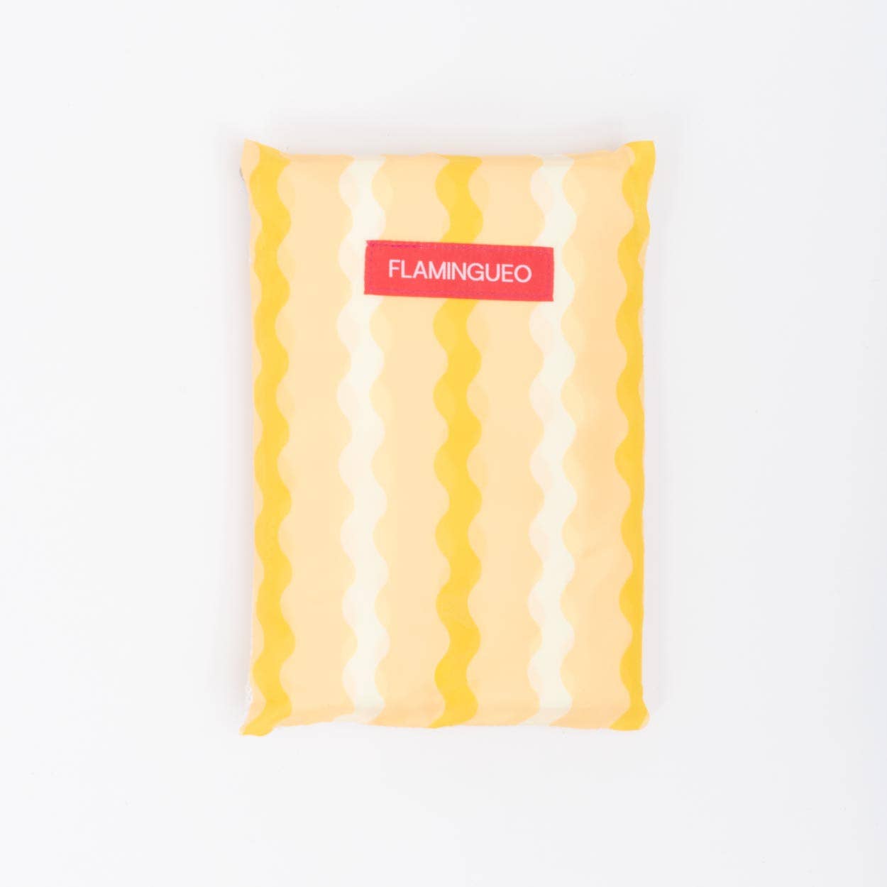 Serviette de plage jaune en microfibre