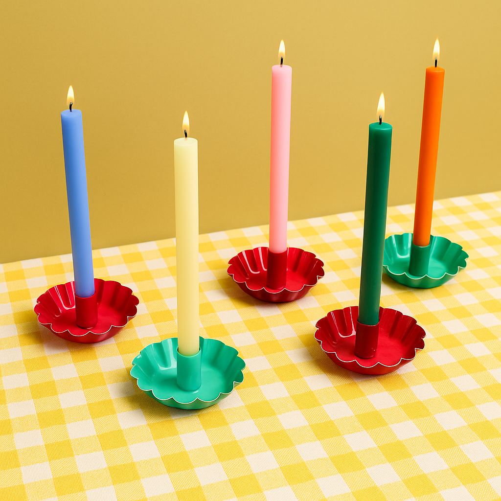 Nappe vichy jaune | Décoration d'été |