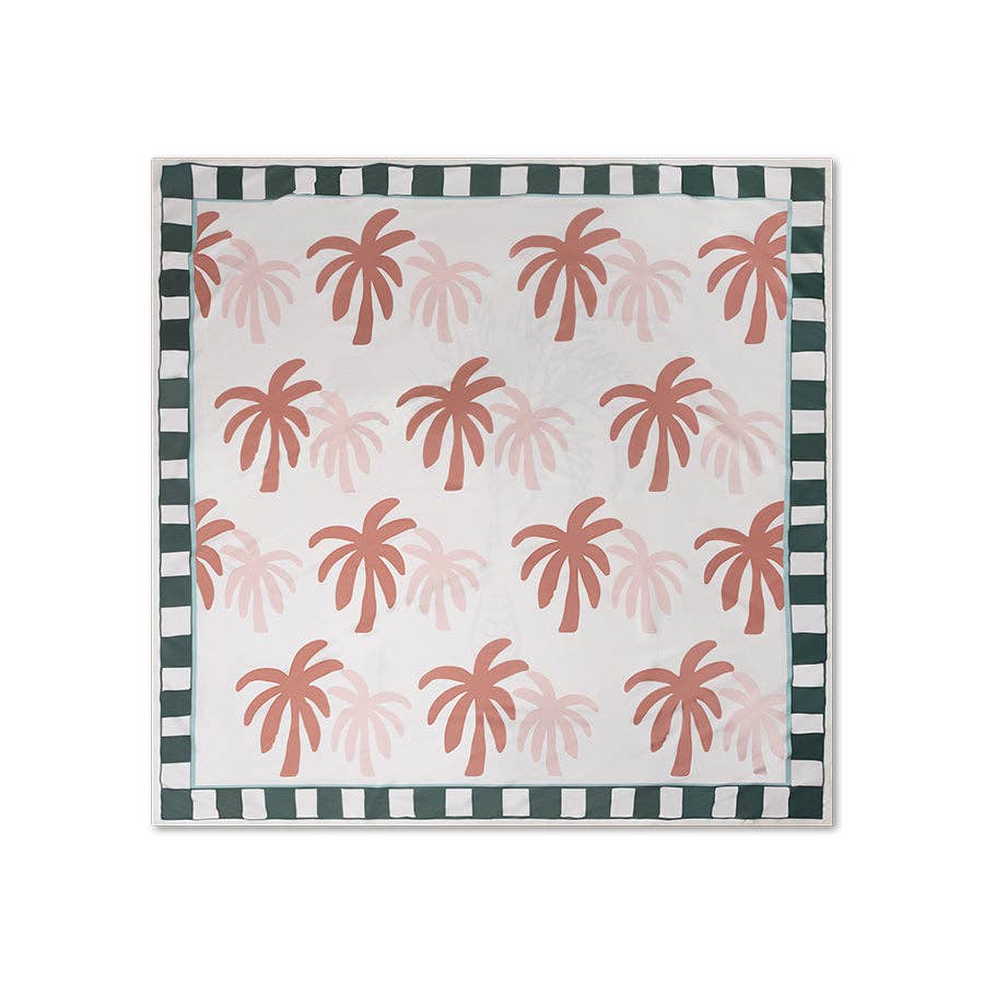 Serviette en microfibre - Multicolore - Palmier - 180 x 180 cm