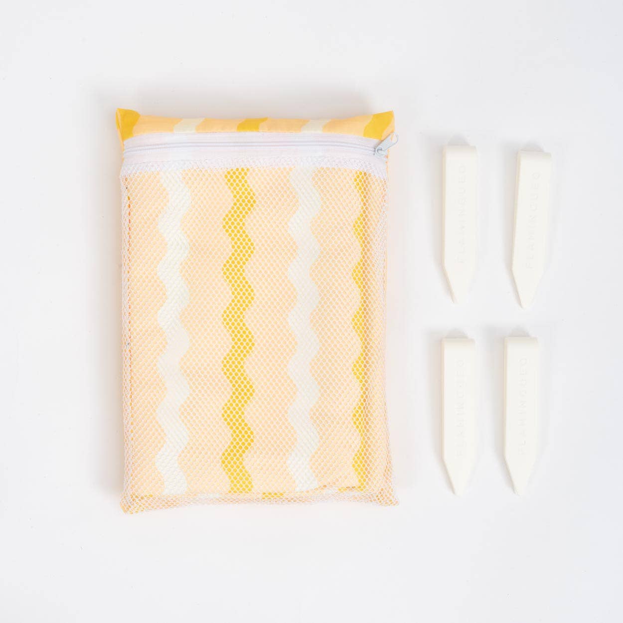 Serviette de plage jaune en microfibre
