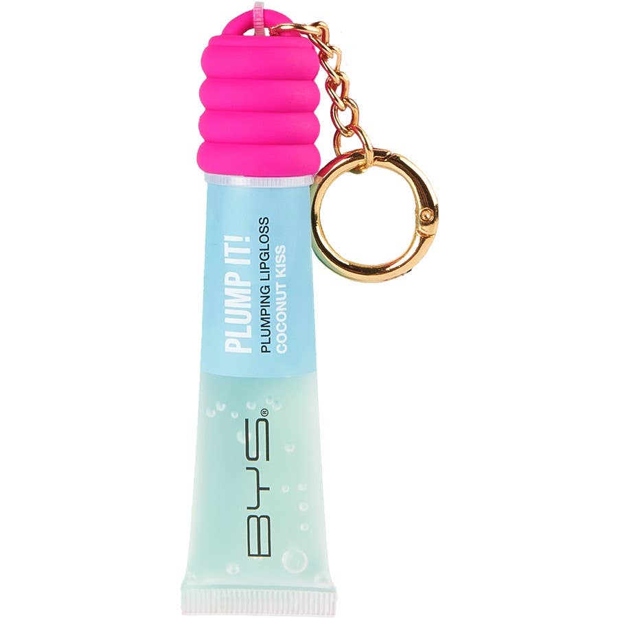 BYS Gloss à Lèvres Repulpant & Porte-clés Portable Coconut Kiss