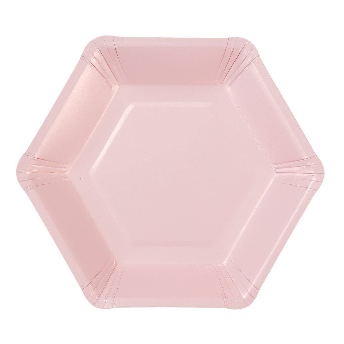 Petites assiettes à pastel hexagonales | Paquet de 12 |