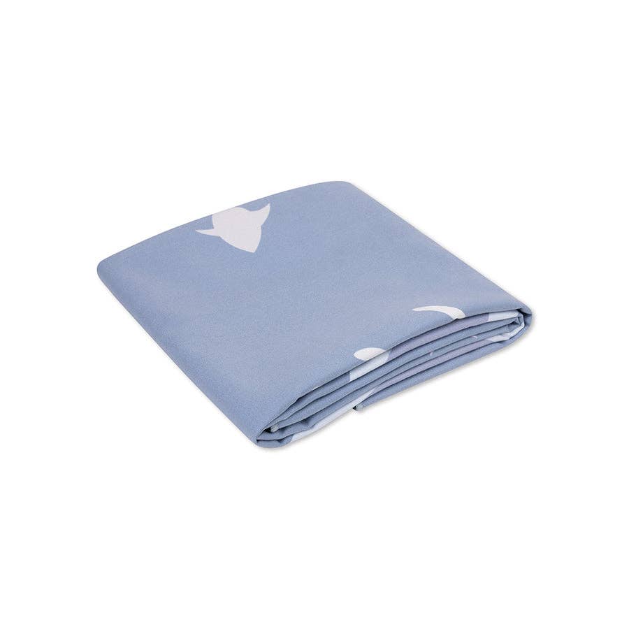 Serviette de plage en microfibre - Bleu - Coral Bliss - 135 x 65 cm