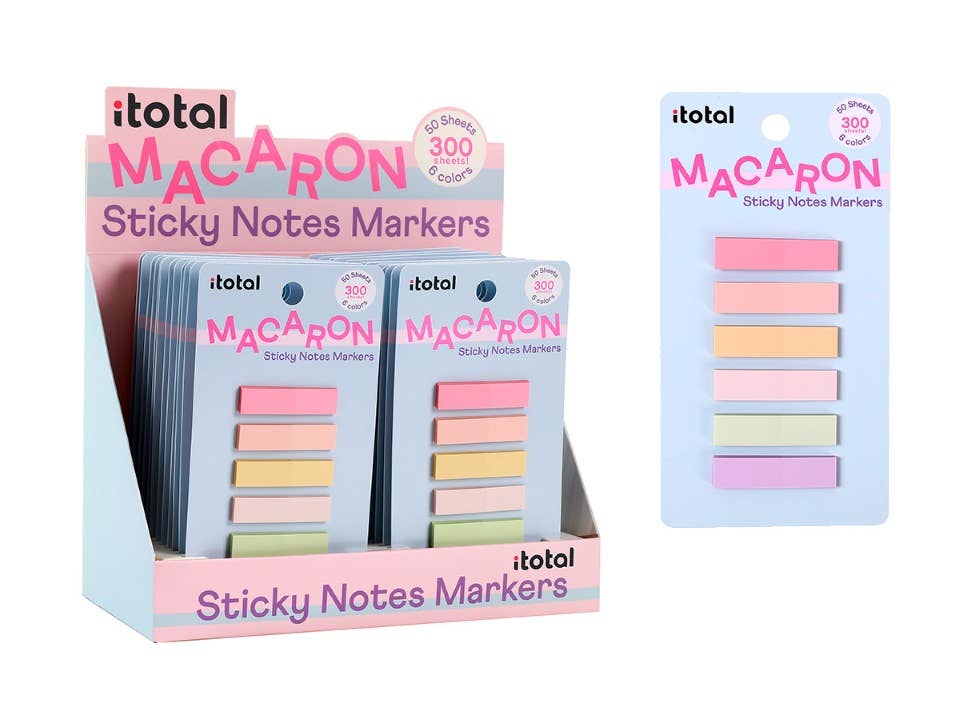 Marqueurs De Page Adhésifs Macaron
