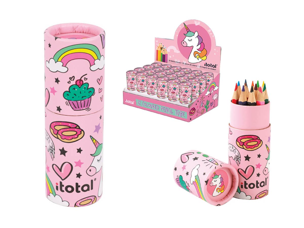 Crayons De Couleur Unicorn Avec Présentoir 24 Pcs
