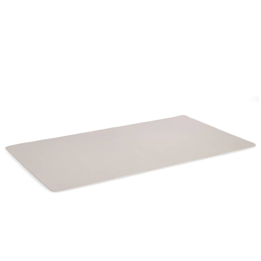 Protège-bureau en simili cuir crème: Mousse / Environ 40 x 70 cm