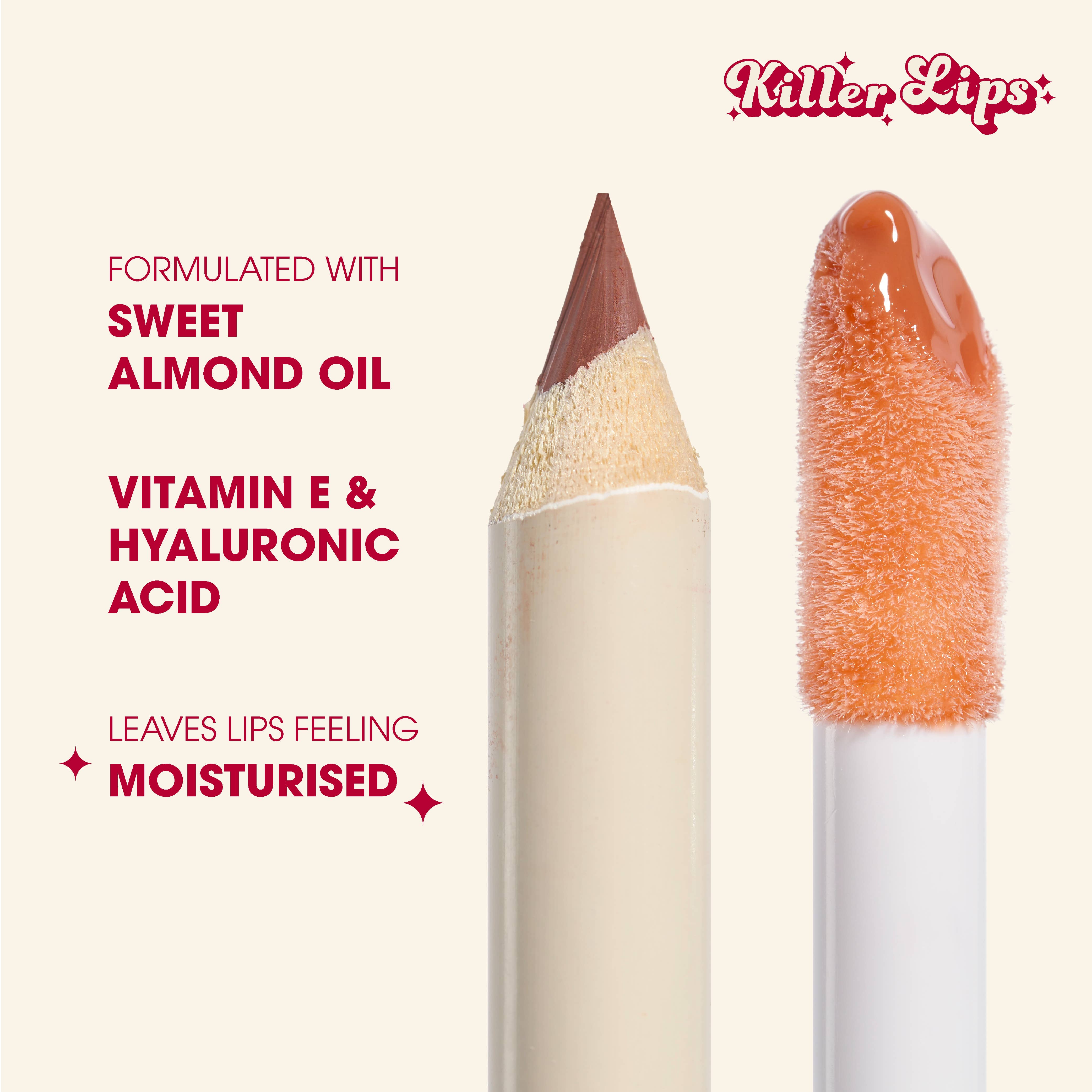 Kit Lèvres Killer Pucker Up - Sucre Brun