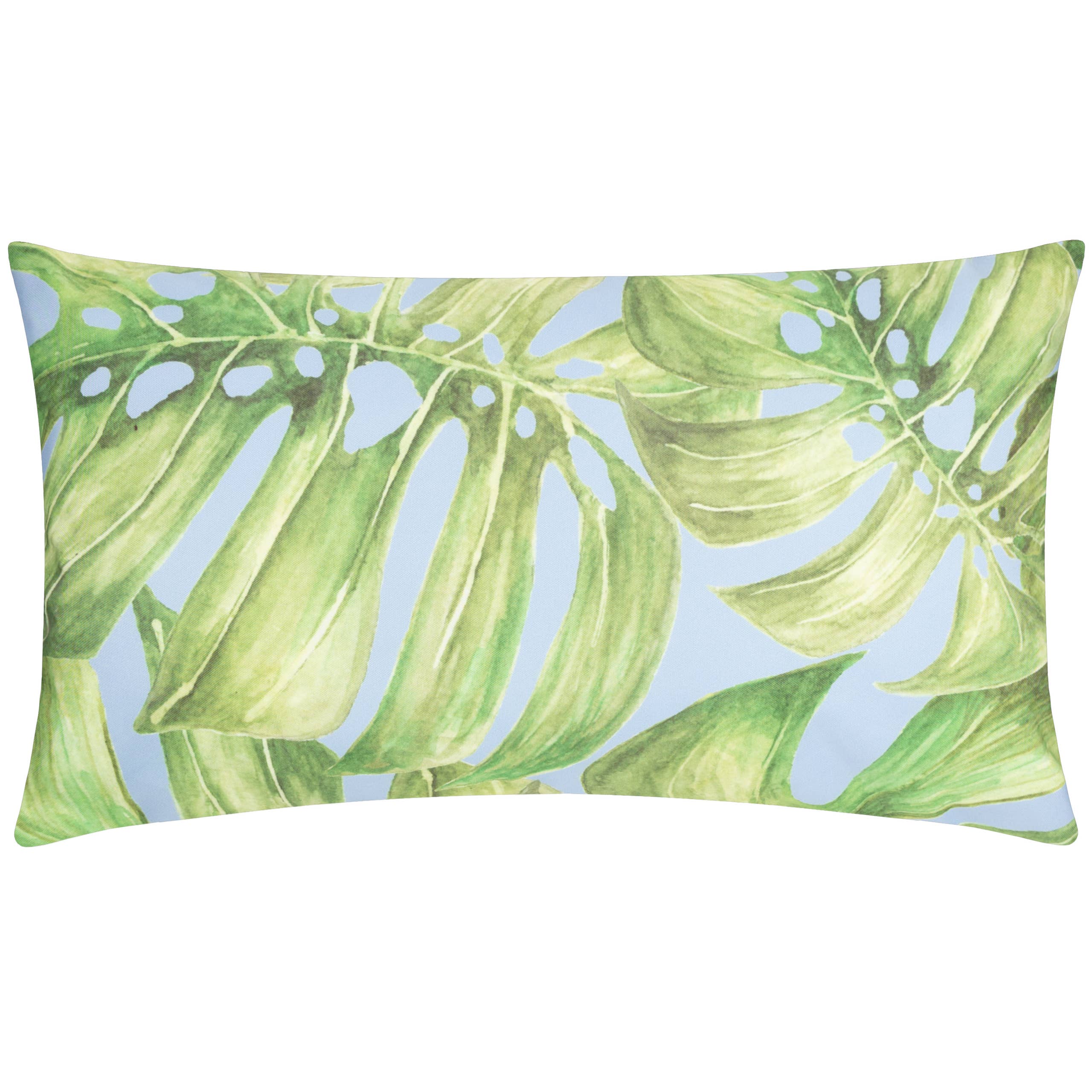 Coussin d'extérieur Kali Birds bleu ciel: Bleu Ciel / Polyester / 30 x 50 cm