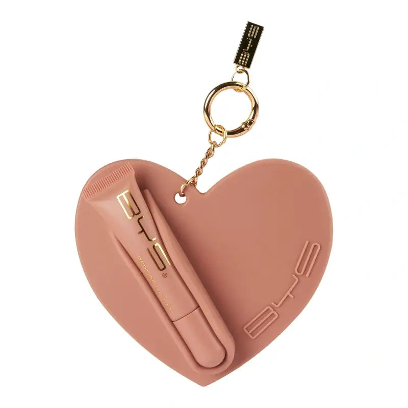 BYS Lip Tint au peptide avec charm en forme de cœur pour sac — Chocolat chaud