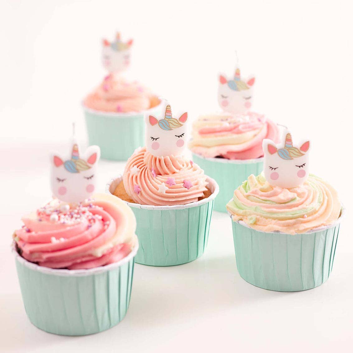 Bougies Licorne - Lot de 5