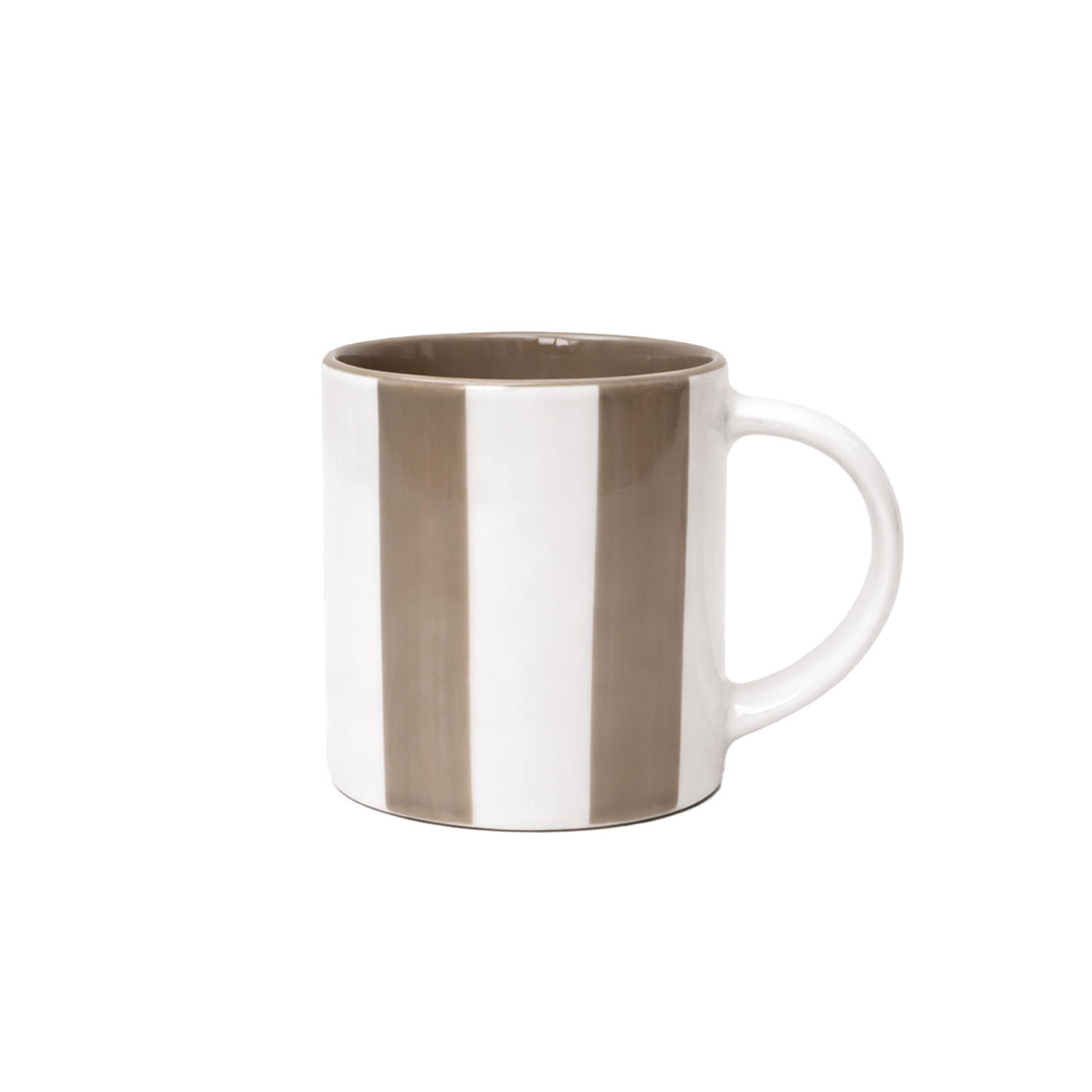 Tasse expresso chichou taupe D6,3 H7,1cm 15cl