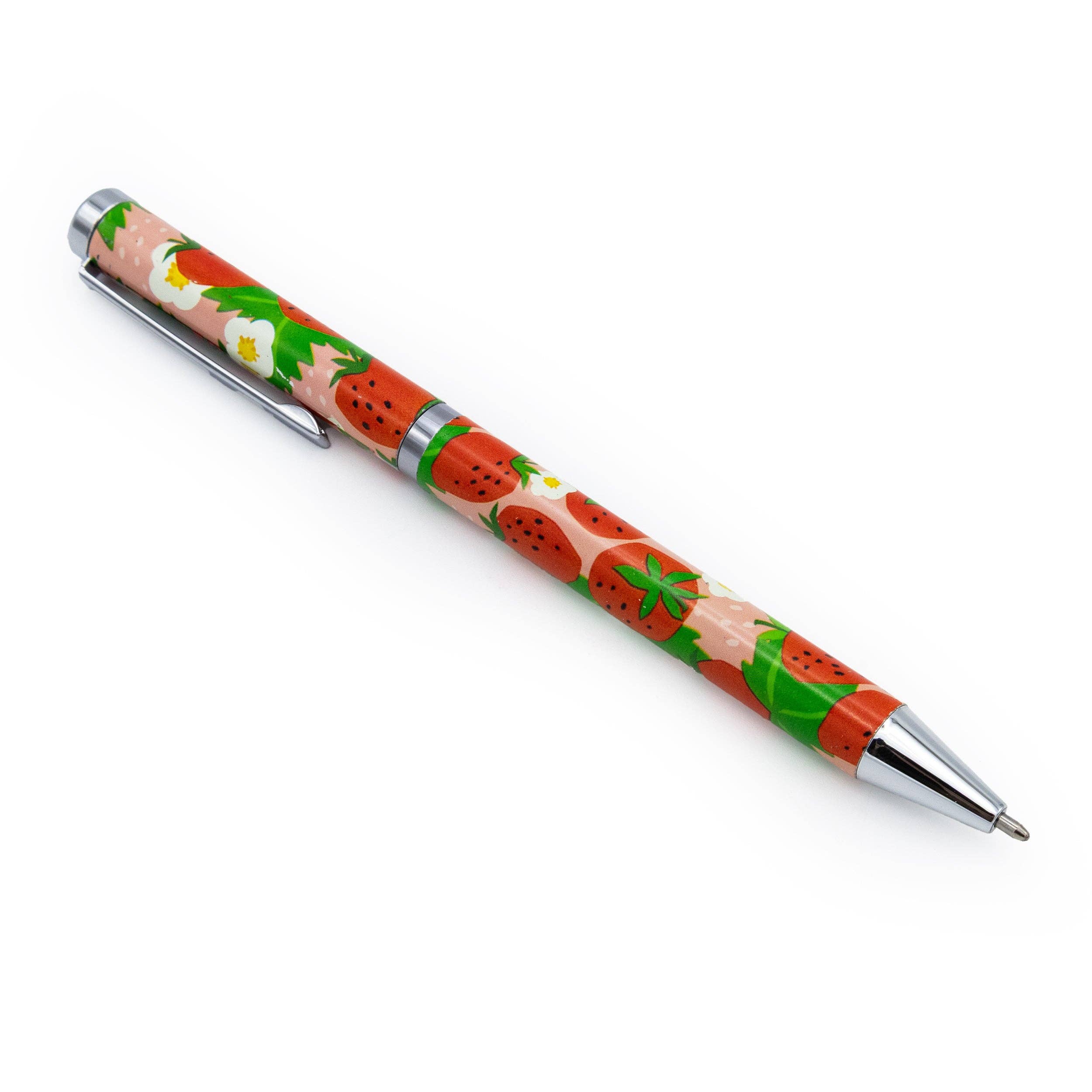 Stylo à bille Fraises dans une boîte cadeau