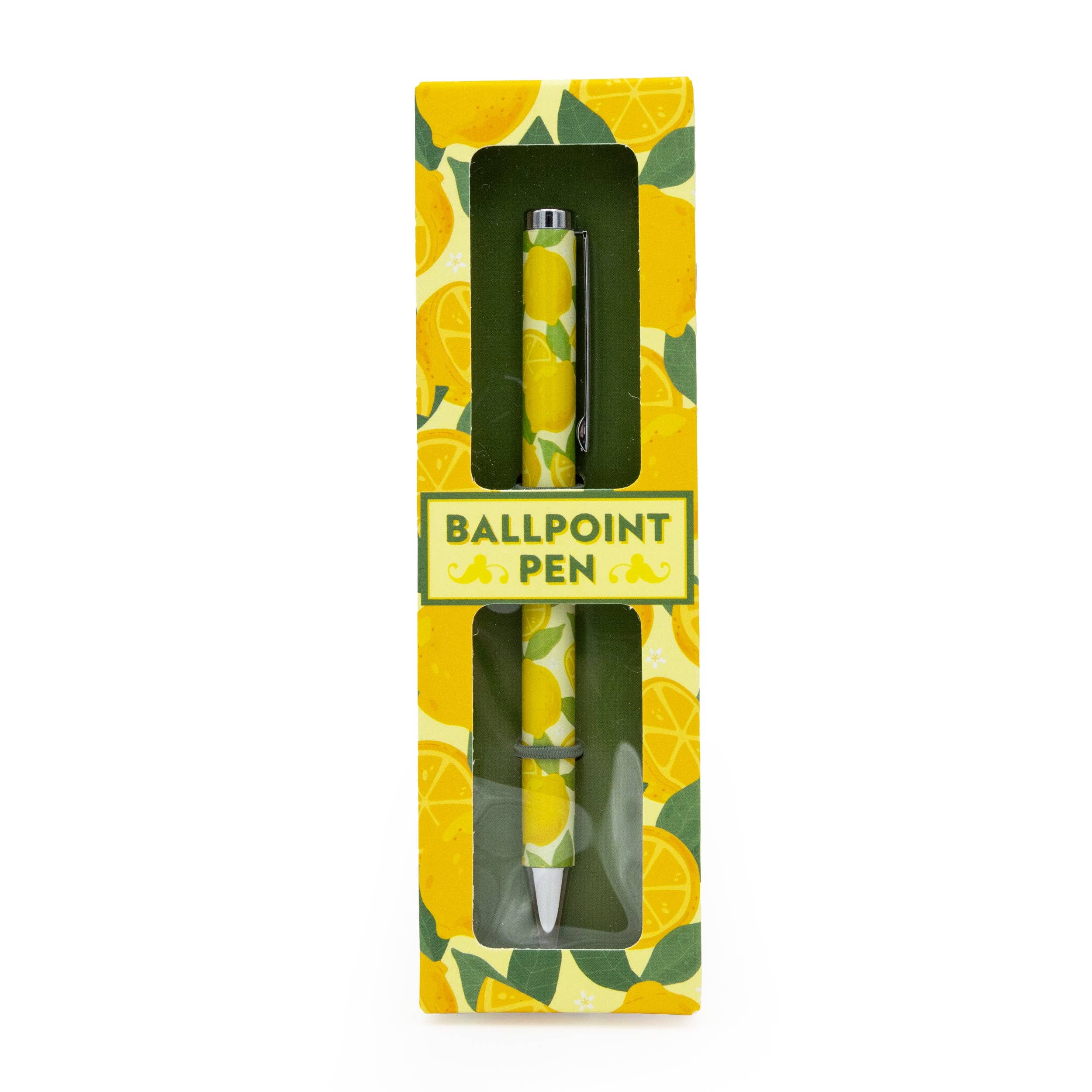 Stylo à bille Citron dans coffret cadeau