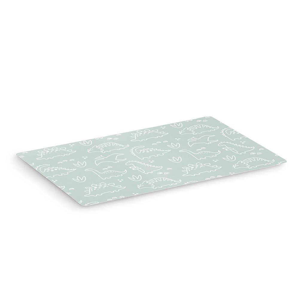 Set de table "Dino", plastique: Menthe/blanc / Environ 45 x 30 cm