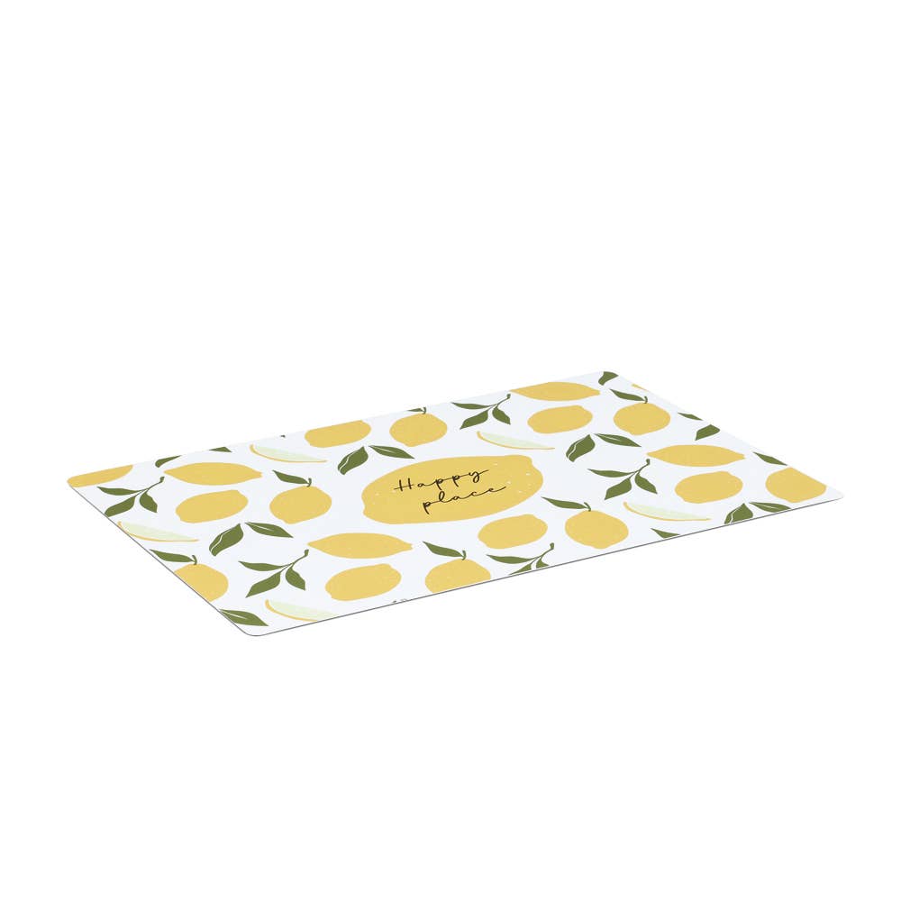Set de table "Citrons", plastique: Coloré / Environ 45 x 30 cm