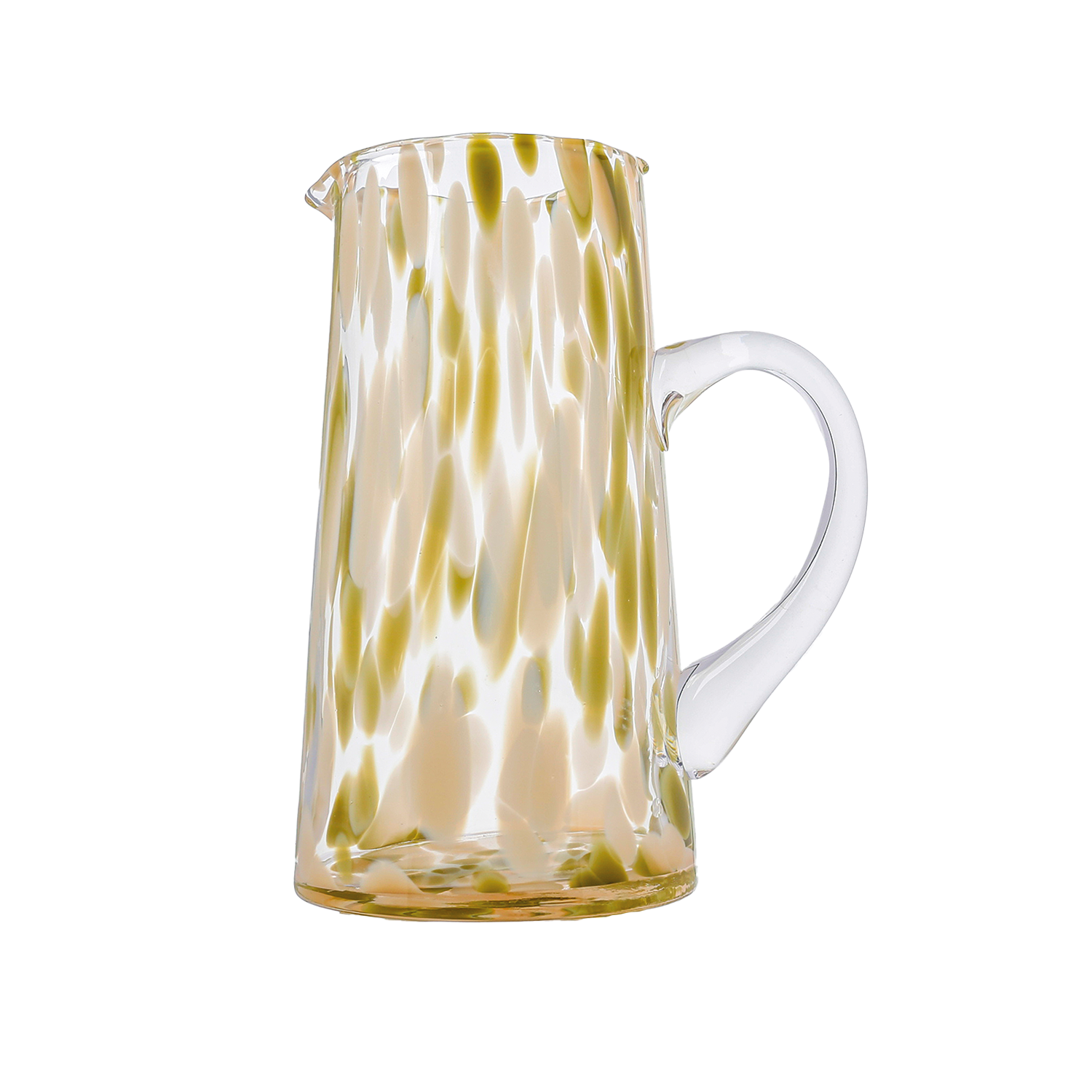 Jug speckled khaki D15 H22 5cm