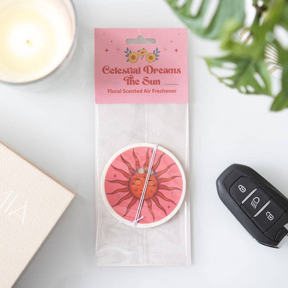Désodorisant pour voiture parfum floral Soleil céleste