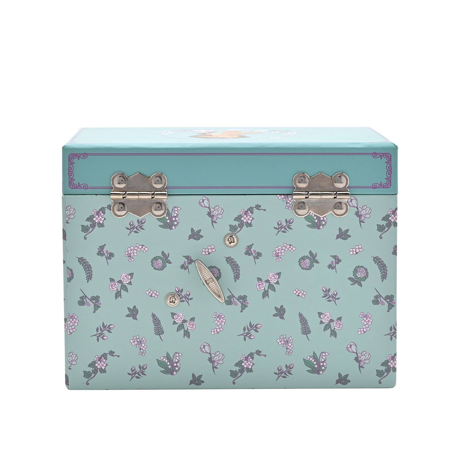 Boîte à bijoux musicale princesse pastel Disney - Jasmine