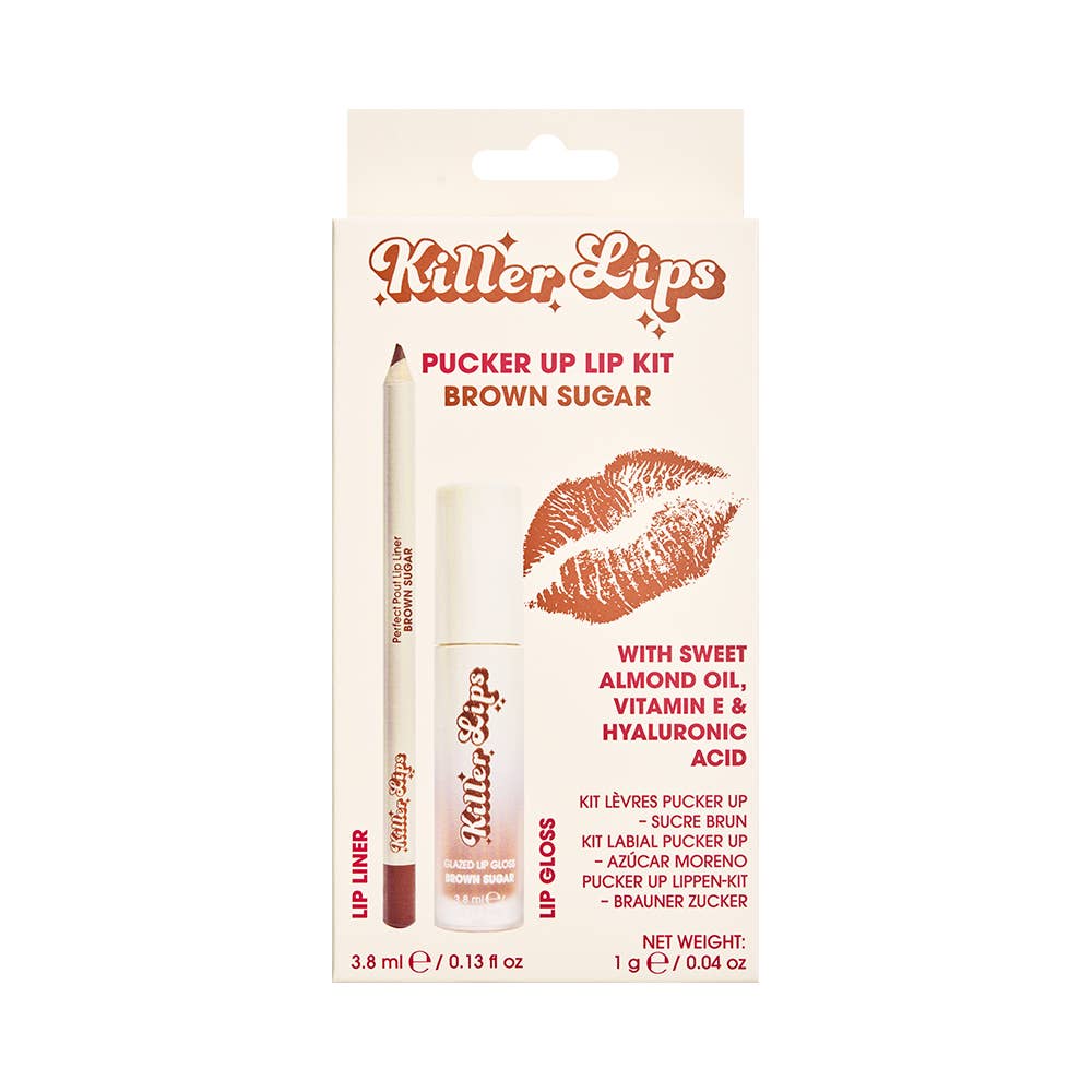 Kit Lèvres Killer Pucker Up - Sucre Brun