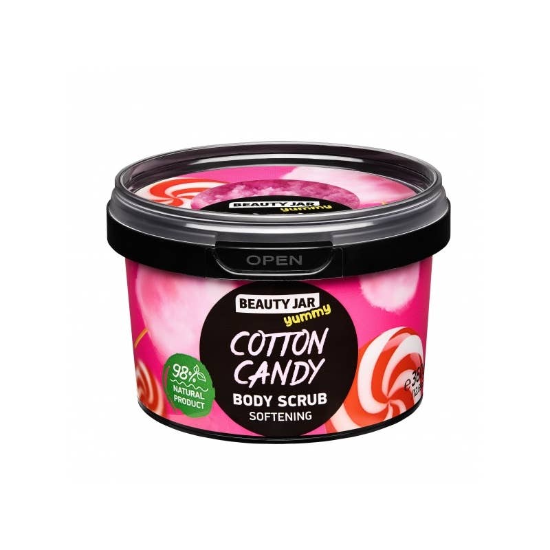 Gommage corporel adoucissant Beauty Jar Cotton Candy 360 g