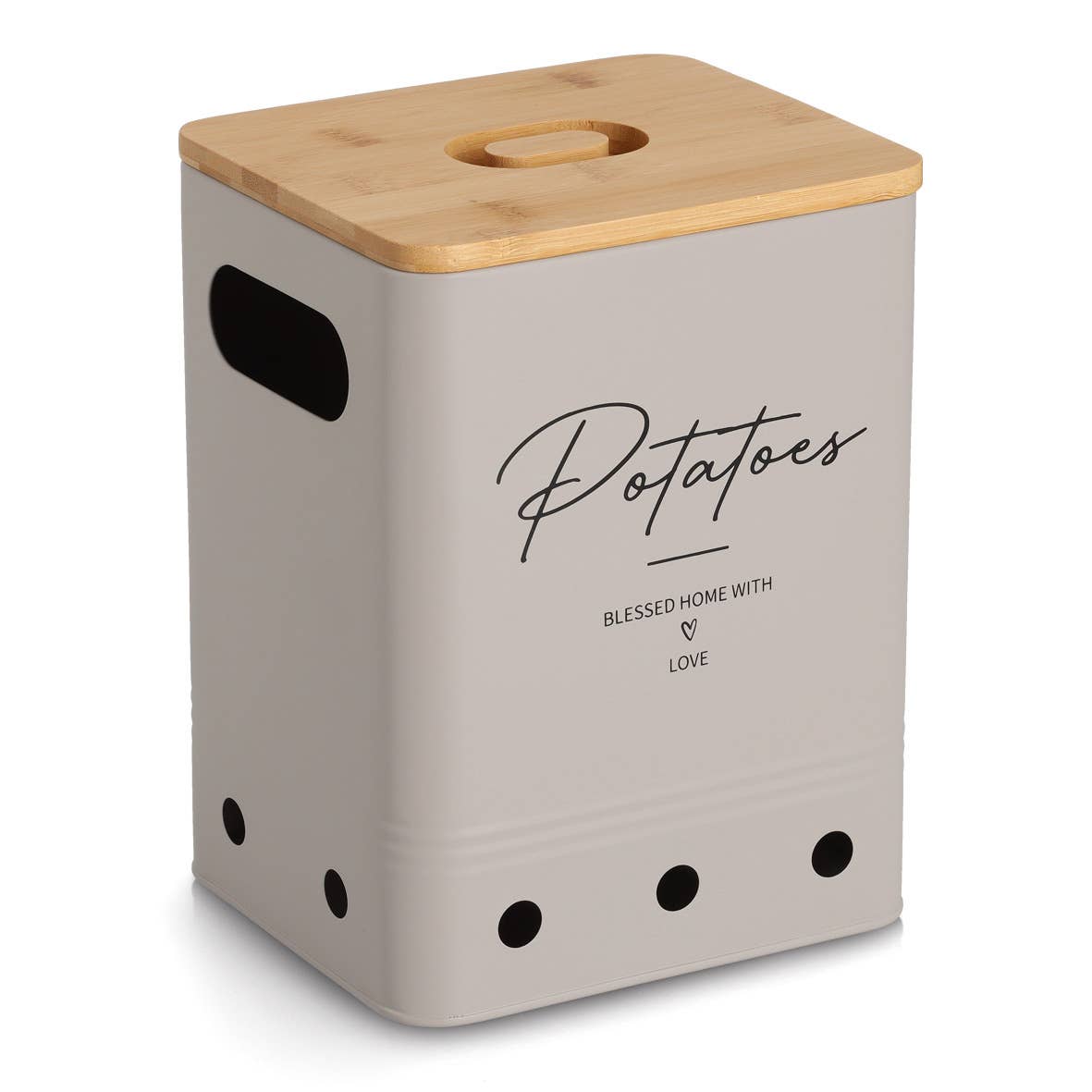 Boîte de conservation "Potatoes" avec couvercle en bambou, 5100 ml FSC 100 %