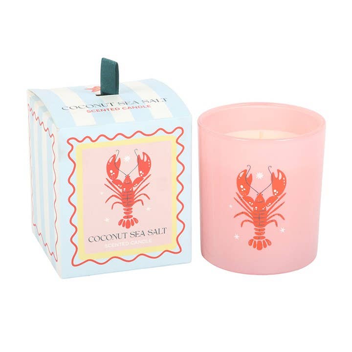 Pastel Homard Noix de Coco & Sel Marin Bougie Côtière