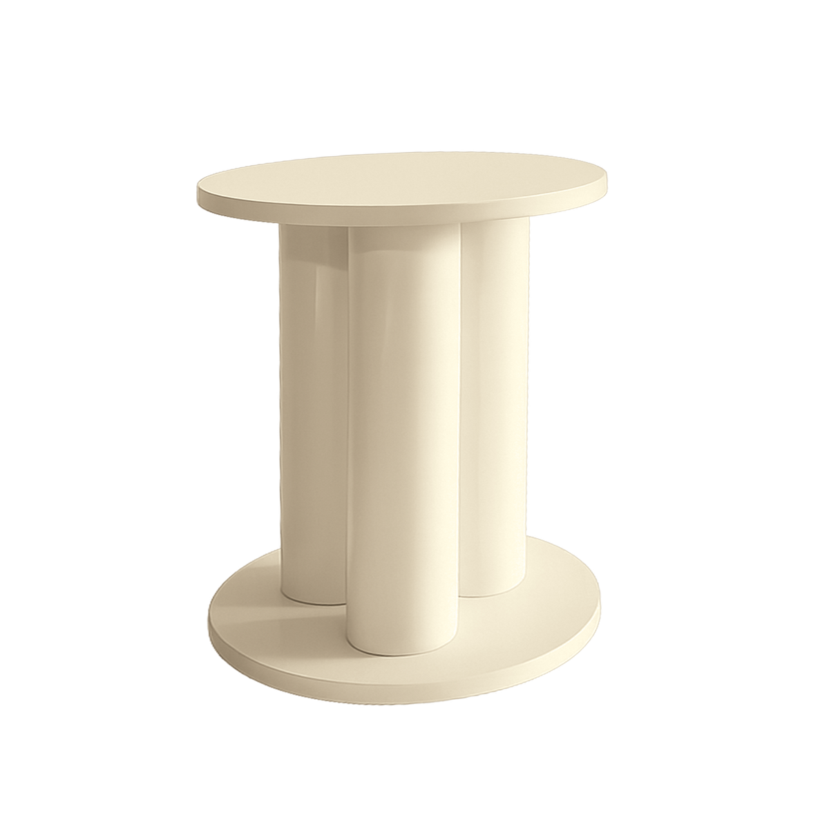 Table d'appoint Pixel beige – D28 H45 cm