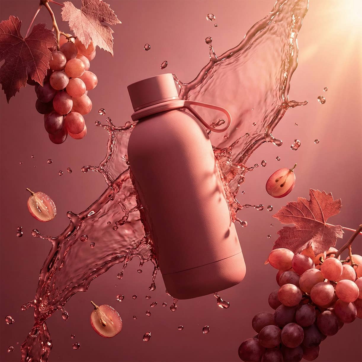 Bouteille isotherme - céramique blush - Rosato - 500 ml