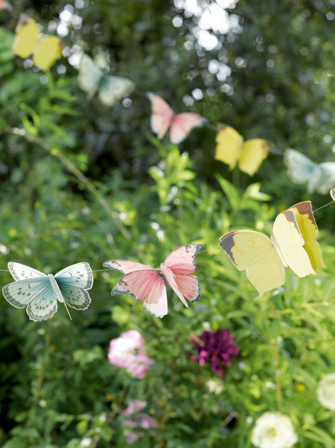 Guirlande de papillons - 2,5 m