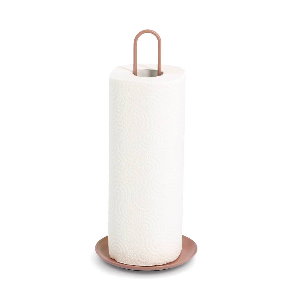 Porte-rouleau de cuisine, métal, moka: Moka / Env. Ø 14,5 x 32 cm